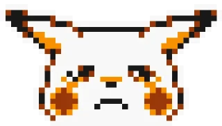 😭 emoji Pikachu sprites Telegram sticker 7 of 28