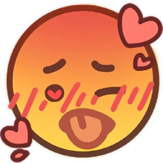 🥵 emoji 小黄豆l Telegram sticker 9 of 10