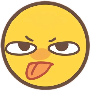 😝 emoji 小黄豆l Telegram sticker 10 of 10