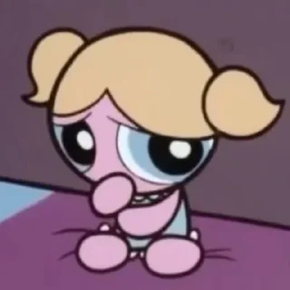 😞 emoji powerpuff girls Telegram sticker 7 of 42