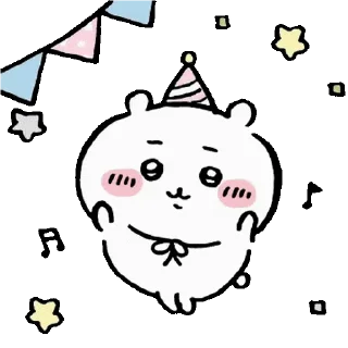 😊 emoji Small Cute Chiikawa 3 (吉伊卡哇) @kal_pc Telegram sticker 8 of 24