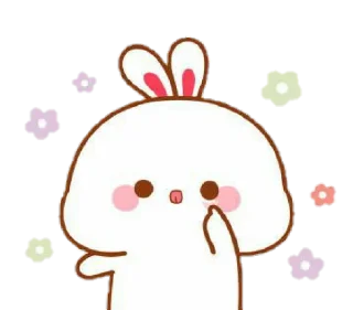 🐰 emoji Cute Rabbit ㅡ by @taerastickers Telegram sticker 1 of 25