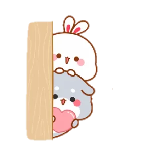 🐰 emoji Cute Rabbit ㅡ by @taerastickers Telegram sticker 15 of 25