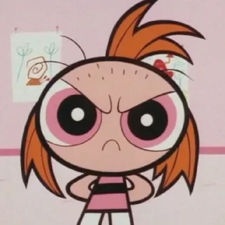 😡 emoji powerpuff girls Telegram sticker 15 of 42