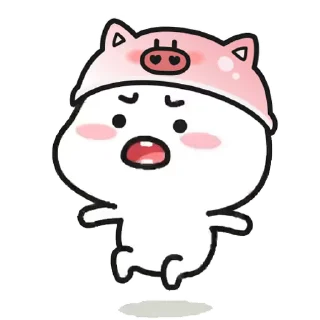 😊 emoji 乖巧的菜猪 Telegram sticker 5 of 50