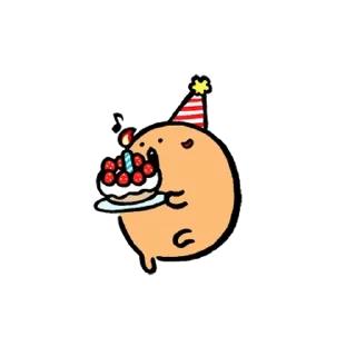 🍰 emoji Kakao Joke bear (Feat. LOVE) Telegram sticker 5 of 24