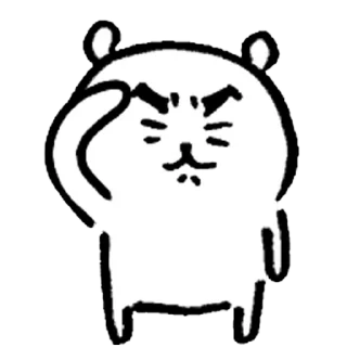 Sticker from Kakao Joke bear