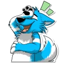 😆 emoji Benzo Husky Telegram sticker 17 of 31