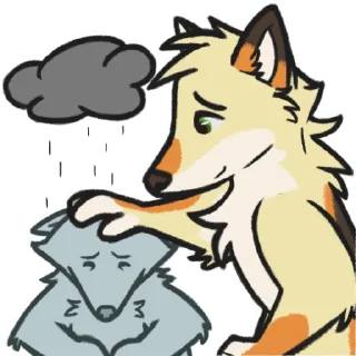 🌧 emoji Kaz & Felix Telegram sticker 11 of 12