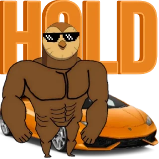 💪 emoji $OWL Telegram sticker 8 of 10