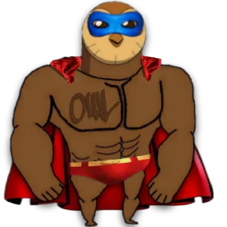 💪 emoji $OWL Telegram sticker 6 of 10
