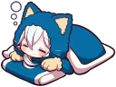 😴 emoji White Kitten (3) Telegram sticker 17 of 120