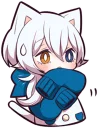 😥 emoji White Kitten (3) Telegram sticker 6 of 120