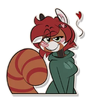 😉 emoji Zo the Firefox Telegram sticker 7 of 85