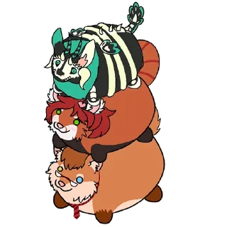 🥔 emoji Zo the Firefox Telegram sticker 22 of 85