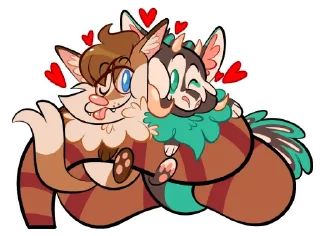 ❤️ emoji Zo the Firefox Telegram sticker 17 of 85