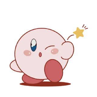 Sticker from Kirby