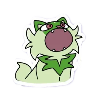 Sticker from Sprigatito! by @Teethshank