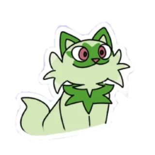 Sticker from Sprigatito! by @Teethshank