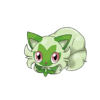 😶 emoji Sprigatito! by @Teethshank Telegram sticker 9 of 10