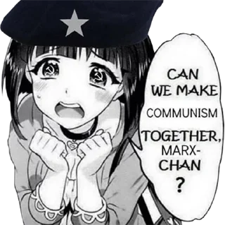 😊 emoji Commie Anime Girls Telegram sticker 11 of 26
