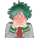 😳 emoji My Hero Academia - @ST4RSET Telegram sticker 5 of 21