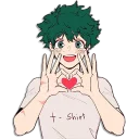 ❤️ emoji My Hero Academia - @ST4RSET Telegram sticker 1 of 21