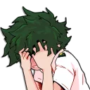 😭 emoji My Hero Academia - @ST4RSET Telegram sticker 8 of 21