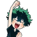 😁 emoji My Hero Academia - @ST4RSET Telegram sticker 10 of 21