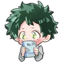 ☺️ emoji My Hero Academia - @ST4RSET Telegram sticker 21 of 21