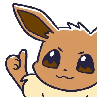 👍 emoji Eeveelutions Telegram sticker 1 of 100