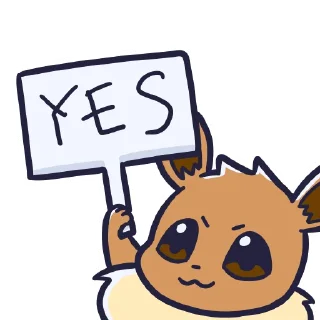 😸 emoji Eeveelutions Telegram sticker 7 of 100