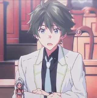 💚 emoji Haruhiko Ichijo - Musaigen no Phantom World (@Fema7) Telegram sticker 20 of 47