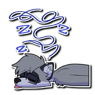 😴 emoji Lucas Telegram sticker 18 of 36