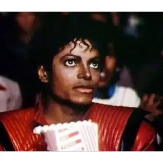 Sticker from Michael Jackson