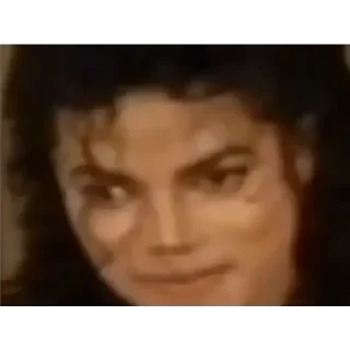 Sticker from Michael Jackson