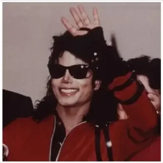 😁 emoji Michael Jackson Telegram sticker 23 of 100