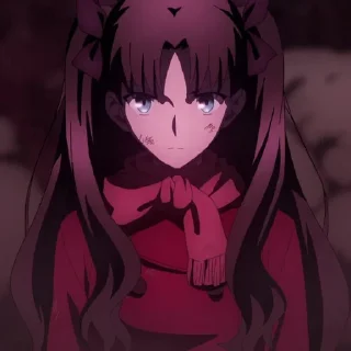 😠 emoji Rin Tohsaka • @aninestickersii Telegram sticker 8 of 112