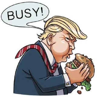 Sticker from Donald Trump