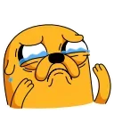 😭 emoji Jake Telegram sticker 15 of 20