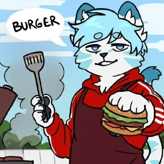 🍔 emoji а​​к​​и​​ Telegram sticker 21 of 75