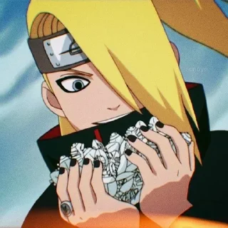 💥 emoji Deidara Telegram sticker 8 of 30