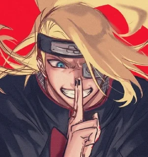 Sticker from Deidara