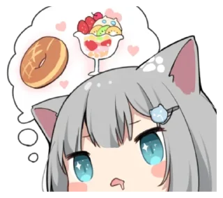 🍩 emoji Effily 应聘苦力|我很穷请给我钱的贴纸包（0） Telegram sticker 6 of 71