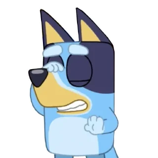 Sticker from Static Bluey