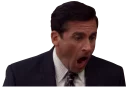 😮 emoji Michael Gary Scott Telegram sticker 8 of 33