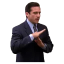 ⏰ emoji Michael Gary Scott Telegram sticker 20 of 33