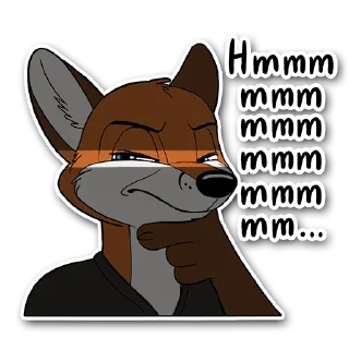 🤔 emoji Scott/Tyler Telegram sticker 5 of 53