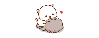 ❤️ emoji `ᵐⁱⁿⁱ ᵖᵉᵃᶜʰ ᵉ ᵍᵒᵐᵃˁ•֟፝-•ˀ @stickersdaManu Telegram sticker 18 of 100