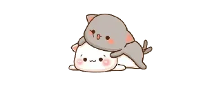 ❤️ emoji `ᵐⁱⁿⁱ ᵖᵉᵃᶜʰ ᵉ ᵍᵒᵐᵃˁ•֟፝-•ˀ @stickersdaManu Telegram sticker 23 of 100